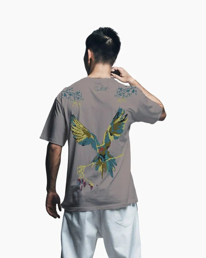 VIVIDLY PARROT OVRSIZED T - SHIRT - SULLITT