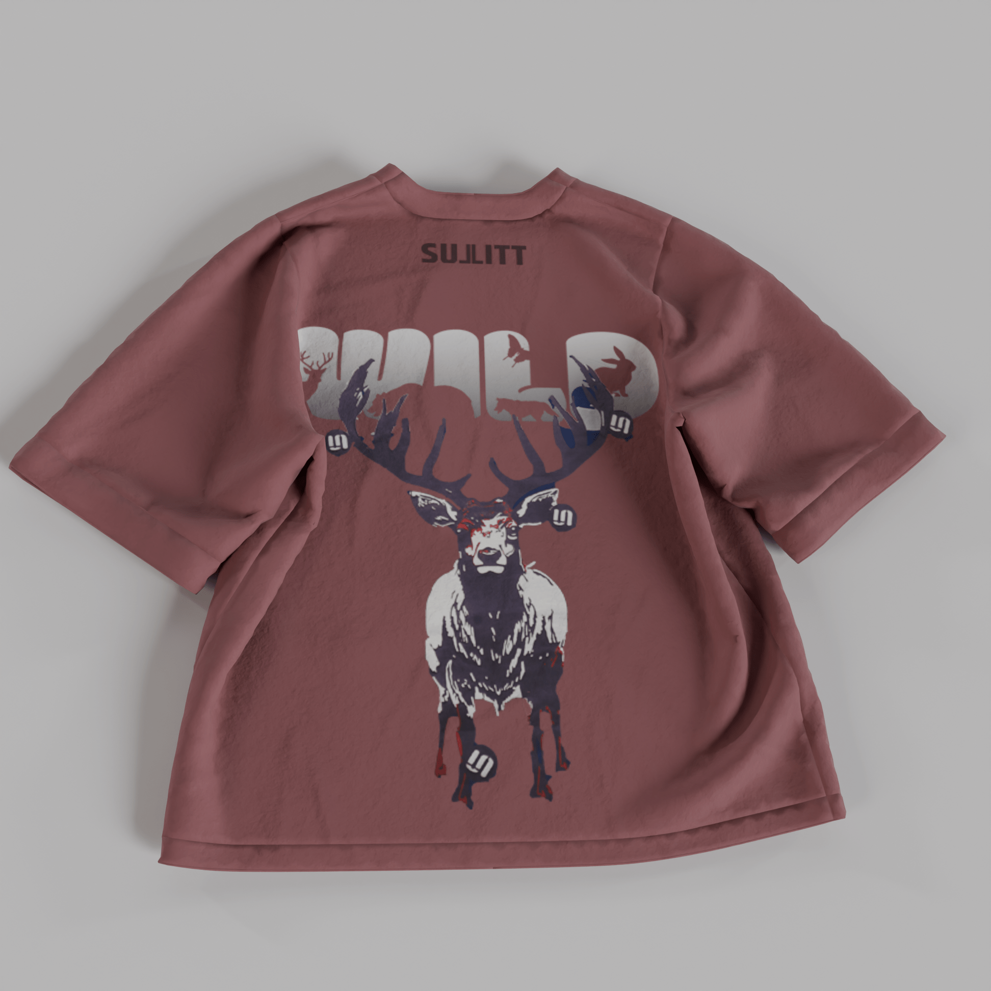 Sullitt WILD DEER ONION OVERSIZED T-SHIRT