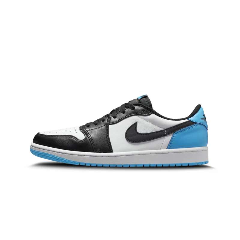 Air Jordan 1 Low Black Dark Powder Blue (W)